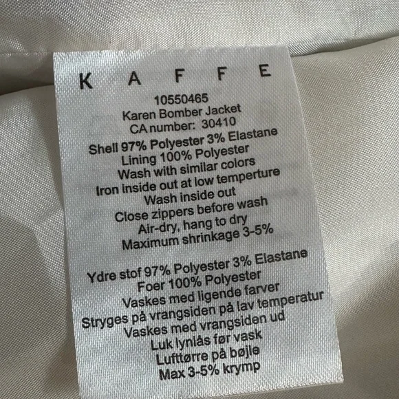 Kaffe Ladies Track Style Jacket - Picture 8 of 10